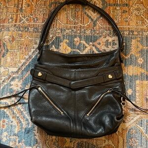 Black Leather Women's shoulder bag by Botkier